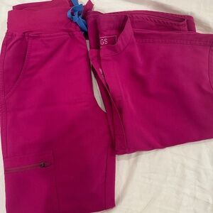 Figs raspberry sorbet Raefaela top and Yola bottoms
